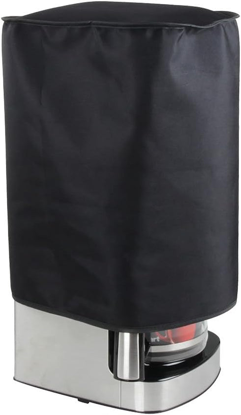 Hermitshell Dust Proof Cover with Soft Velvet Lining Fits Cuisinart DCC-3200AMZ / DCC-3400 PerfecTemp 14 Cup Programmable Coffeemaker (Black)...