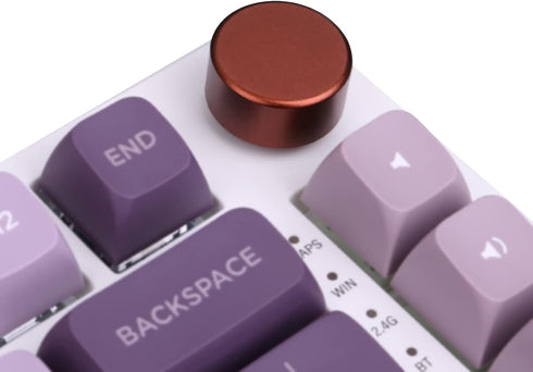 Keyboard Knob Accessories, Suitable for IK75 PRO/GMMK PRO/NT75 Upgrade Knob, Titanium Alloy, Bright and Shiny, Mechanical Keyboard Upgrade Accesso...