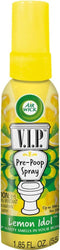 Air Wick V.I.P. Pre-Poop Toilet Spray, Up to 100 uses, Contains Essential Oils, Lemon Idol Scent, Travel size, 1.85 oz, Holiday Gifts, White Eleph...