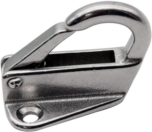 Spring Snap Attach Rope Hook, Stainless Steel 316 Fender Spring Hook Fending Hook Marine Clothes Boat Hardware Accessories (2)...