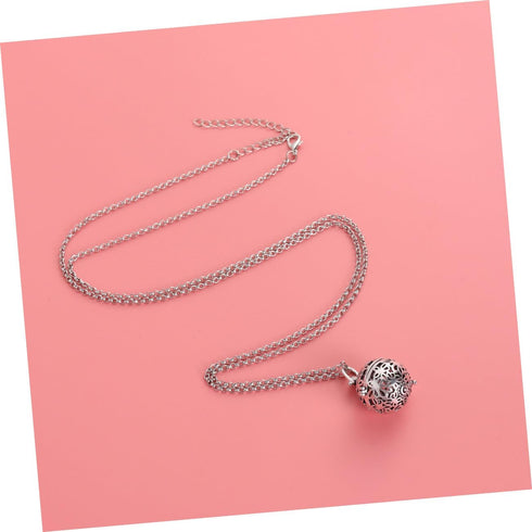 Pendulum Necklace Essential Oil Lockets Diffusers Diffuser Locket Diffuser Necklace Essential Oils Diffuser Necklace Round Essential Oil Box Penda...