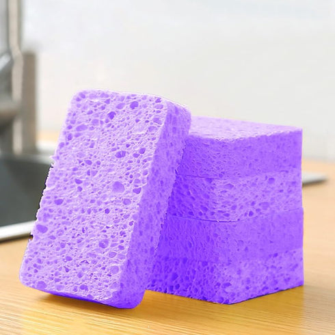 24 - Pack Non-Scratch Scrub Sponges - Sponges for Dishes and Washing Dishes, Cleaning Sponges for Kitchen Home and More?Purple?...