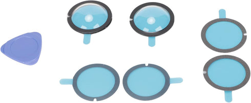 ASHATA Dual Lens Guards,HD Sports Camera Lens Protective Cover,High Hardness High Transmittance Dual Lens Guards,3 Pairs Lens Guards,for Insta360 ...