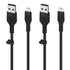 Belkin BoostCharge Flex Silicone USB Type A to Lightning Cable (1M/3.3FT), MFi Certified Charging Cable for iPhone 13, 12, 11, Pro, Max, Mini, SE,...