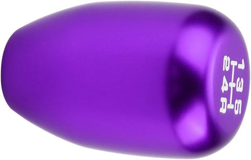 Acouto Shift Knob 5 Speed Car 5 Speed Manual Gear Shift Knob Shifter Lever Stick Metal with 3 Adapters 8mm 10mm 12mm(Purple)...