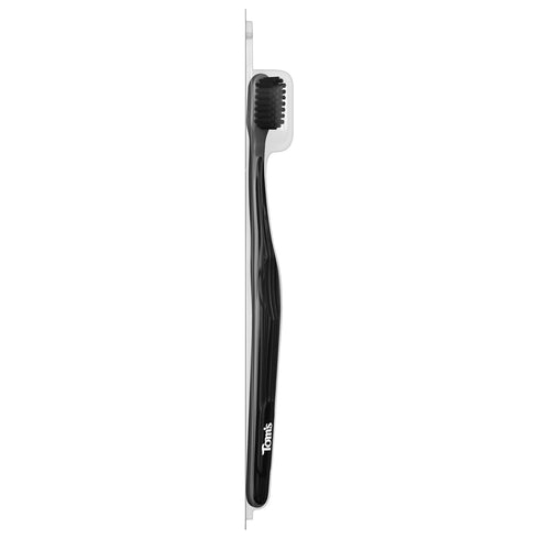 Tom's Of Maine Gentle Charcoal Toothbrush, Soft, 4-Pack (Packaging May Vary)...