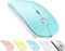 ZERU Bluetooth Mouse Rechargeable Wireless Mouse for MacBook Pro,Bluetooth Wireless Mouse for Laptop PC Computer (BT Blue)...
