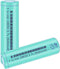 3.7V 2600mAh Flat top Rechargeable Batteries for Headlamp, LED Flashlight, Electronic Devices etc (Green) 2 Packs...