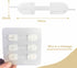 Emergency Wound Closures Adhesive Bandages, Zip Stitch Stickers for Camping, Survival & Household Gear, 3 Pcs (70 * 22mm, White)...