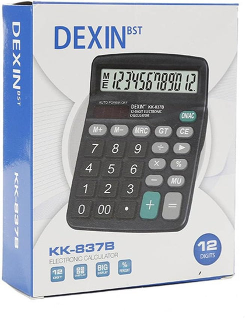 Office Desk Calculator, Cute Calculator for Kids, Basic Calculators Desktop, Dual Power Simple Financial Calculator with Big Button Large Display ...