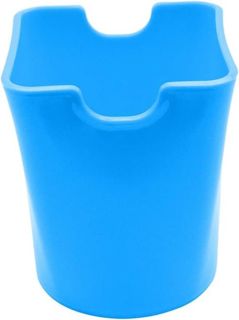 DYZD Multi-Function Pencil Holder Plastic Flowerpots Pen Holder Pencil Cup Pen Container Cylinder Pot for Desk,Plants Style 4(Blue)...