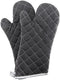 ARCLIBER Oven Mitts Heat Fire Resistant Oven Mitts 425 ° F, Quilted Terry Cloth Cotton Soft Lining Oven Gloves, Extra Long Kitchen Mittens for Coo...