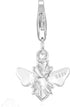 Sterling Silver Honey Bee Charm: Clip-On for Bracelets and Necklaces...