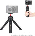 Mini Tripod for Camera, Handheld Video Tabletop Tripod with 360° Ball Head for Sony ZV-1 RX100VII RX100 VI RX100V A7C A6100 A6300 A6400 CX405 AX33...