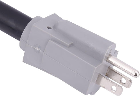 AA Ignition 15 Amp to 30 Amp RV Adapter 12 Inch - 5-15P Male to L5-30R Female - 125V/3750W Dogbone Electrical Converter Plug w/Twist Lock, LED Ind...