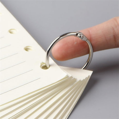 Loose Leaf Binder Rings 1-Inch?20 Pack? Office Metal Book Rings, Nickel Plated Steel Key Rings for School?Sliver...