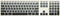 HRH Ombre Gray Silicone Keyboard Cover Keypad Skin for Magic Keyboard with Numeric Keypad A1843 MQ052LL/A Released in 2017 (US Layout)...
