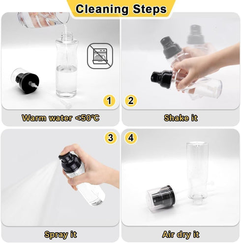 Oil Sprayer for Cooking, 250ml Olive Oil Sprayer Bottle with Brush, Olive Oil Spray Mister, Kitchen Gadgets Accessories for Air Fryer, Canola Oil ...