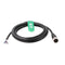 Sensor Actuator M12 A Coded 4 pin Female Shield Cable to Open Wire for Industrial Automation, Device Network DeviceNet, CANopen, IO Link, Profibus...