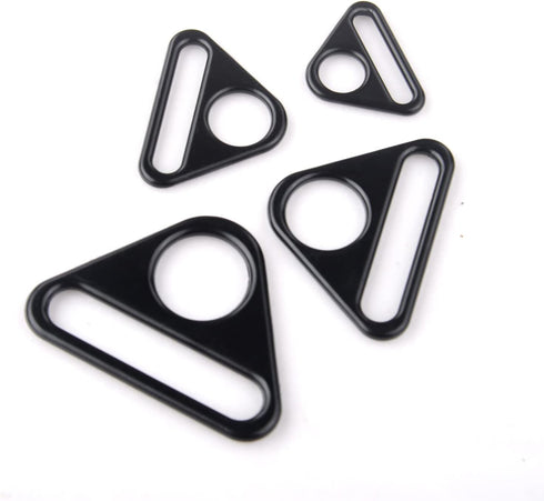 12Pcs 1" Triangle Buckle Adjuster D Ring for Strap purse bag hardware accessories...