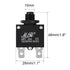 uxcell 2Pcs Thermal Overload Protector AC 125/250V 20A Push Button Reset Circuit Breaker with Knob...