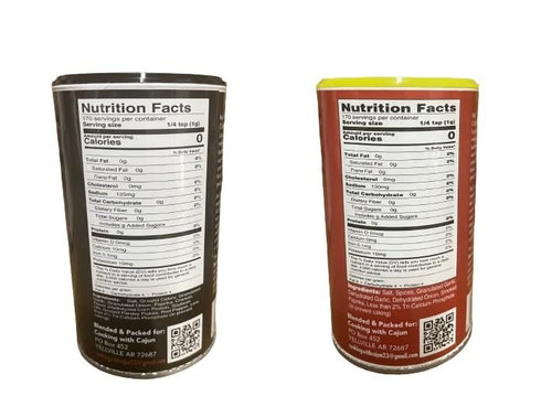 Cooking with Cajun - Variety Bundle - 1 each of Spicy Voodoo Seasoning 6 oz and Ca C'est Bon Seasoning 6 oz...