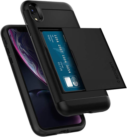Spigen Slim Armor CS Cover Compatible with iPhone XR - Black...