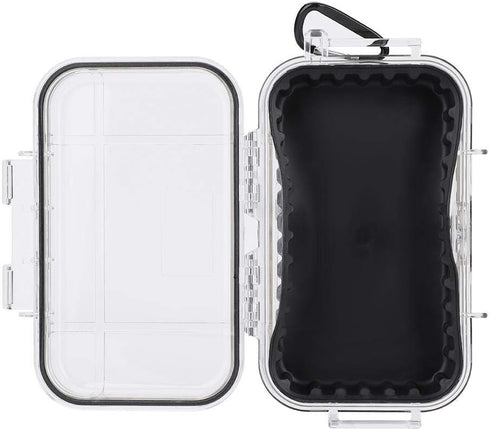 Waterproof Storage Case, Outdoor Sports Survival Equipment Sealed Box Dustproof Pressure Proof Dry Boxes for EDC Tools, Phone, Keys(Clear)...