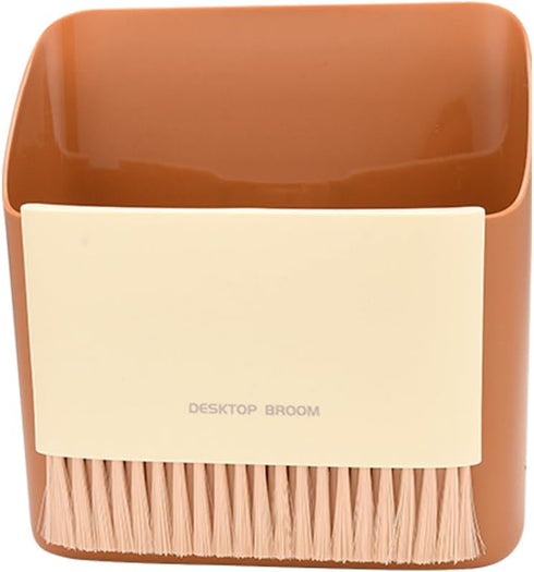 Jscarlife Mini Dustpan and Brush Deep Detail Cleaning Set, Deep Gap Cleaning Tool, Hanging Trash Can, Tidying Your Home, Desk, Countertop, Key Boa...