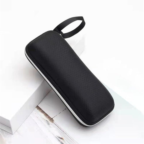 Semi-Hard Shell Sunglasses Case?Portable Zipper Eyeglasses Case?Protective Box For Glasses?Includes a storage bag and glasses wiping cloth, 6.6*2....