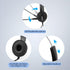 AGPTEK Hands-Free Call Center Noise Cancelling Corded Binaural Headset Headphone with 4-Pin RJ9 Crystal Head and Mic Microphone for Desk Phone - T...