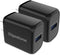 ?18W USB Charger 2-Pack??QC 3.0? Gigastone 18W USB Charger Type-A Wall Charger, Qualcomm Certified QC3.0, Compatible with iPhone iPad, LG, HTC, Ne...