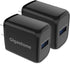 ?18W USB Charger 2-Pack??QC 3.0? Gigastone 18W USB Charger Type-A Wall Charger, Qualcomm Certified QC3.0, Compatible with iPhone iPad, LG, HTC, Ne...