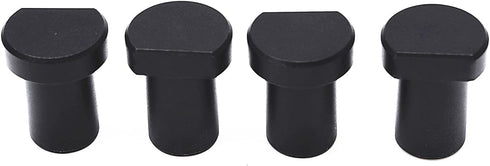 4pcs Bench Dogs Clamp Accessories For 3/4 Inch Woodworking Dog Hole Clamp Workbench Stoppers Aluminum Alloy(19mm) Black...