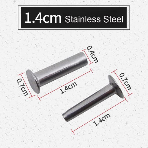 9 Sets Kitchen Knife Handle Screw Fixing Rivet Nuts Chef Knives Cutter Wooden Grip Screws Fastener Fixer Clip Nail Replacement Repair Stainless St...