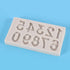 Gray Silicone Fondant Molds 3D Number 0-9 Fondant Chocolate Baking Molds For Cake Decorating Cupcake Topper Candy Chocolate Gum Paste Polymer Clay...