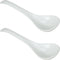 2 Pack Porcelain Serving Spoon Soup Ladles for Serving Cooking Mixing Stews Noodles Rice Soup - 9 inch Long...