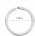 20Pcs 1.18 inches (30 mm), Heavy Duty Key Ring, Key Rings Bulk, Split Key Ring, Key Rings for Keychains, for Car Home Large Metal Dog Ring Tag Lan...