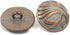 Bezelry 12 Pieces Dynamic Water Metal Shank Buttons. 20mm (3/4 inch) (Copper White Patina)...