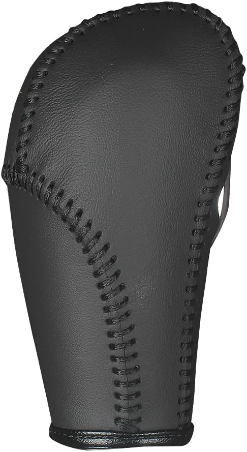 Auto Car Leather Gear Shift Knob Cover for 2011 2012 2013 2014 2015 2016 2017Buick Enclave Transit Accessories (Black line)...