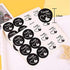 100 pcs Translucent Plastic Bags/Cellophane Bags with Thank You Stickers for Cookie,Cake,Chocolate,Candy,Snack Wrapping Good for Bakery Party...
