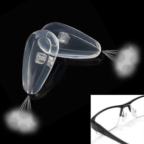 Eyeglass Nose Pads Screw-in Repair Kit Anti-Slip Soft Silicone Air Chamber Bag Glasses Pieces with Screws and Screwdriver Sunglasses...