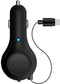 Cellet USB-C (Type-C) Retractable Car Charger, Fast Car Charger Compatible for iPhone 15, Samsung Galaxy Smartphones, LG Motorola Moto Google Pixe...