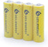 AA NiCd 600mAh 1.2V Solar Batteries Rechargable for Outdoor Garden Solar Lights Lamp(20 pack AA Yellow)...