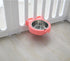 Dog Bowl, Hanging, Movable, Adjustable up and Down, Stainless Steel pet Bowl, Food and Water Feeding Bowl, Suitable for Puppies, Cats, Birds, Rabb...