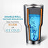 30 oz Tumbler, Double Wall Stainless Steel Insulated Travel Mug with Lid for Hot Beverage and Cool Drink …...