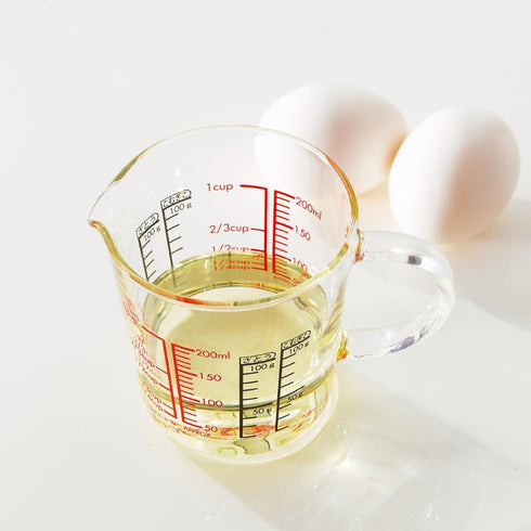 Hario Heatproof Glass Measuring Cup with Handle, 200ml...