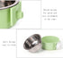 Pet Hanging Bowl 2-in-1 Removable Stainless Steel Food Hanging Bowl for Puppy/Cat, Andiker Pet Bowl Hanging Cage Large Water Food Feeder for Dogs ...