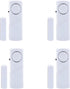 4 Pack Window Door Alarm, Door Sensor Alarm for Kids Safety, Alarm System for Home Security for Pool, Garage, Apartment, Dorm, RV and Office...