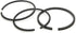 3Pcs Piston Ring, Air Compressor Piston Ring Pneumatic Drive Airtight for 55mm Cylinder Diameter...